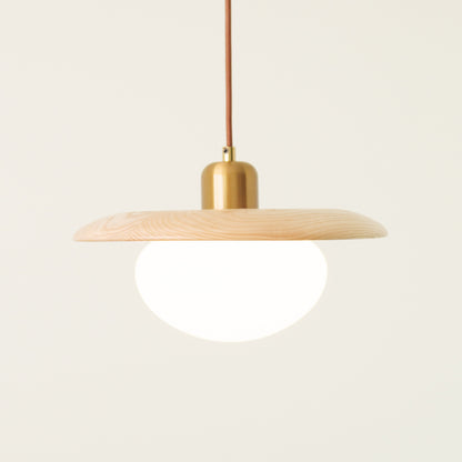 Kato Wooden Shade Japandi Pendant Light
