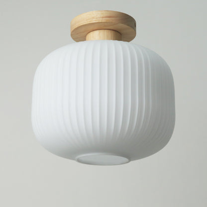 Lampions Paper Lantern Japandi Fixed Ceiling Light