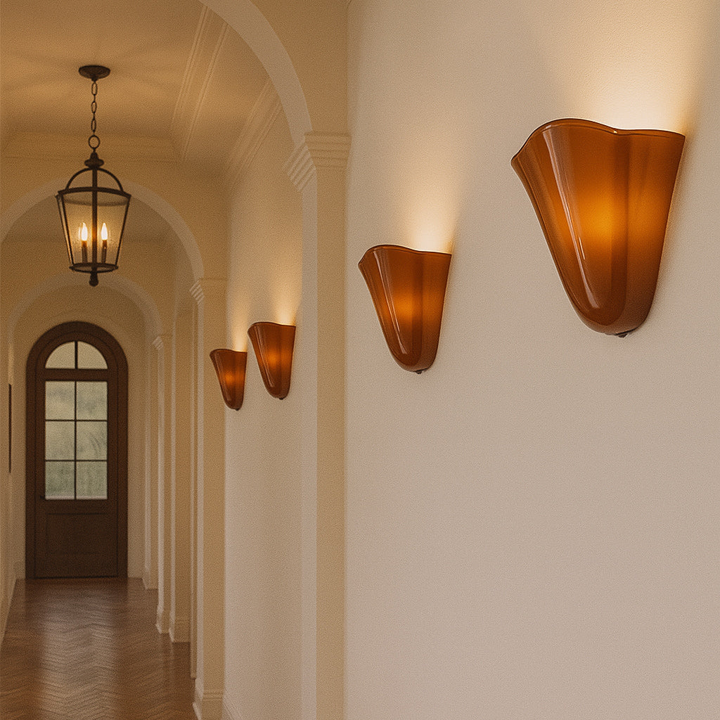 Valentine Glass Shade Classic Wall Light
