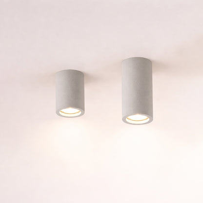 Lithos Minimalist Concrete Ceiling Light, Downlight, Spotlight