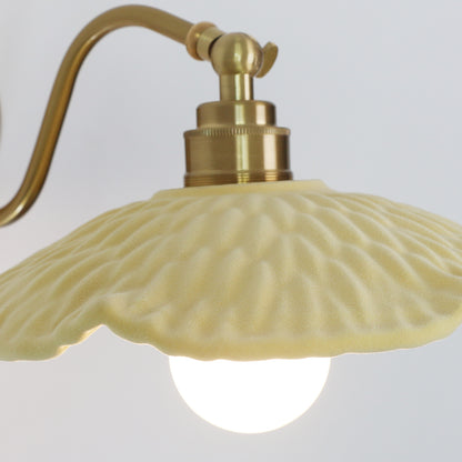 Limonata yellow Porcelain ceramic wall light sconce