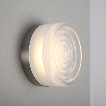 Luna Round Glass Wall Light