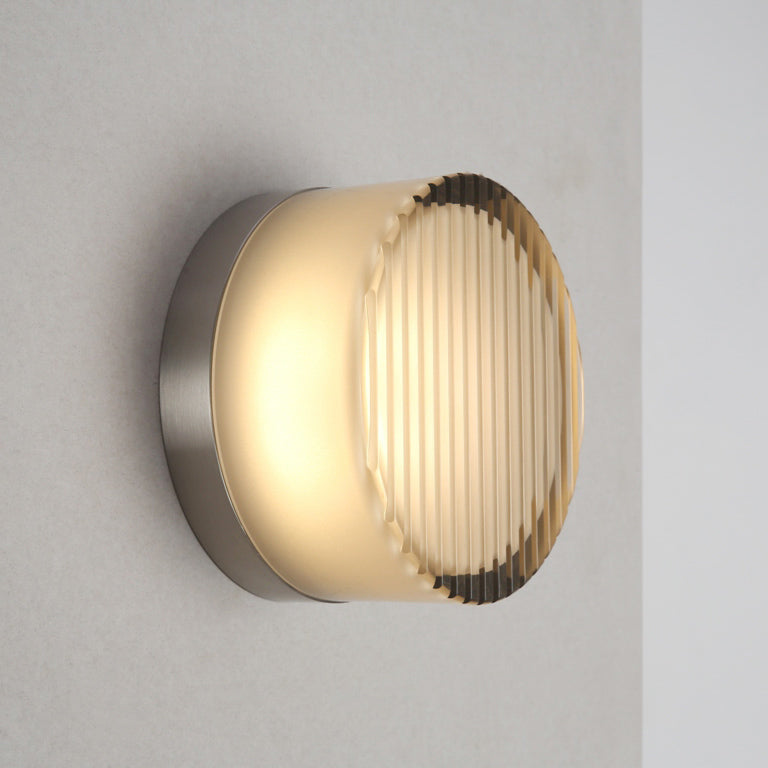 Luna Round Glass Wall Light