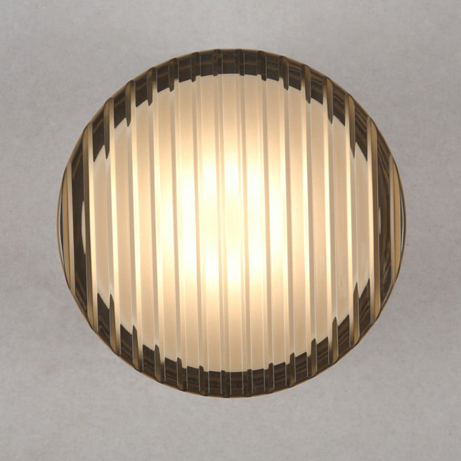 Luna Round Glass Wall Light