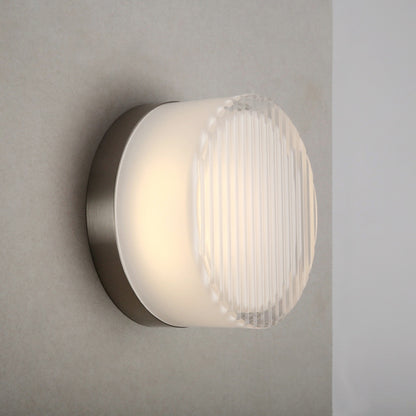 Luna Round Glass Wall Light