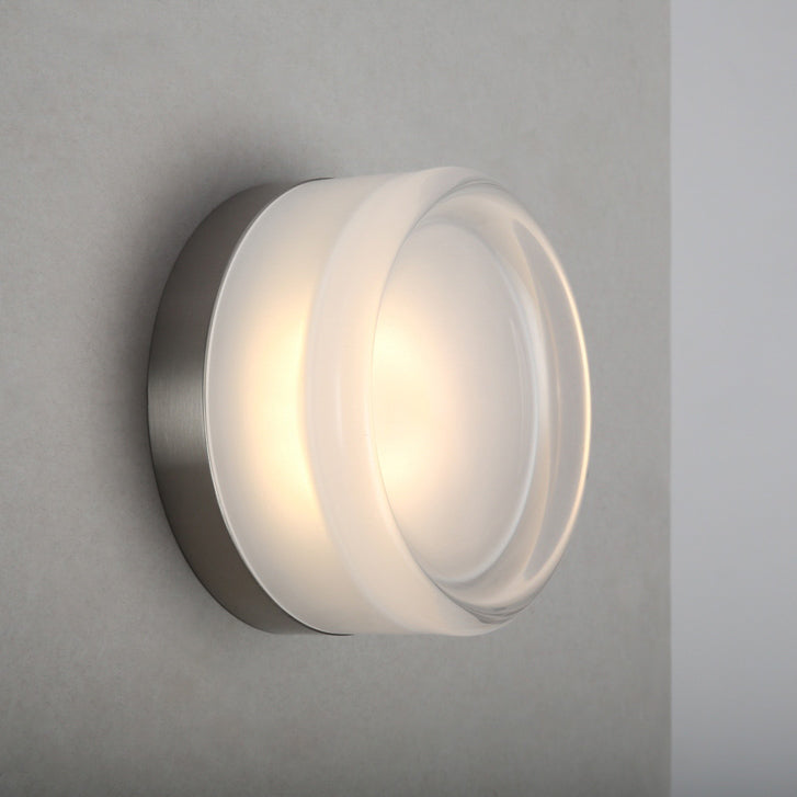 Luna Round Glass Wall Light