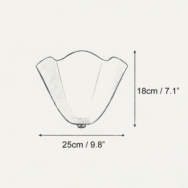 Valentine Glass Shade Classic Wall Light