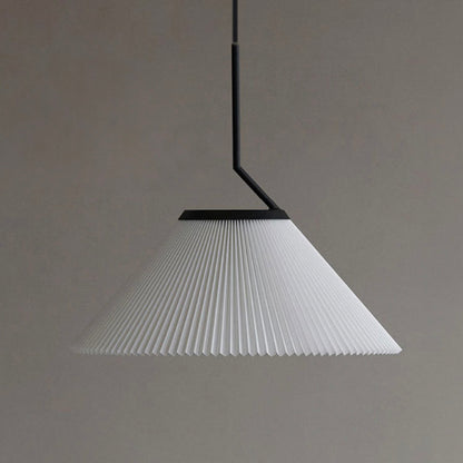 Nobu Pleated Shade Minimalist Pendant Light