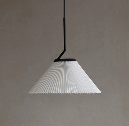 Nobu Pleated Shade Minimalist Pendant Light