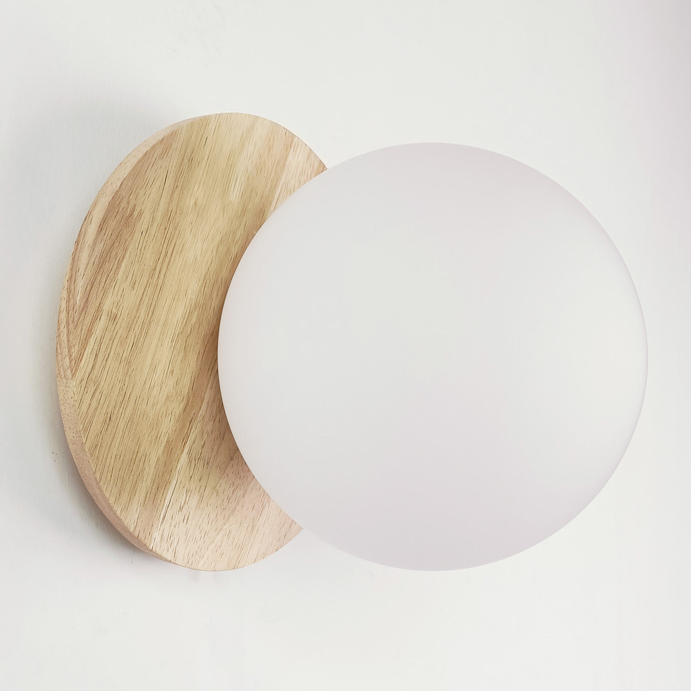 Odesa Wooden Plate Minimalist Line Wall Light