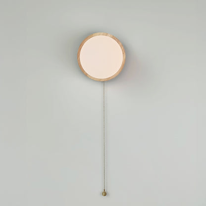 Odesa Wooden Plate Minimalist Line Wall Light
