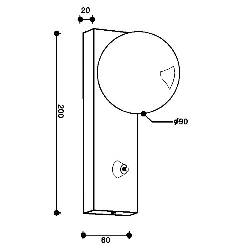 Oswald Bauhaus Minimalist Wall Light