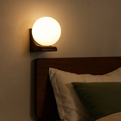 Matteo Midcentury Modern Sphere Wall Light