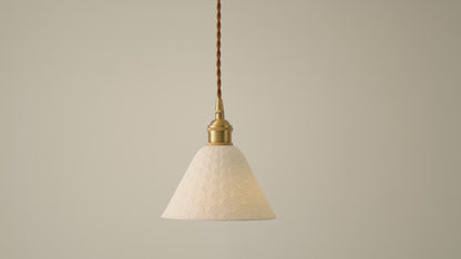 Seigaiha Japanese Wave Ceramic Pendant Light