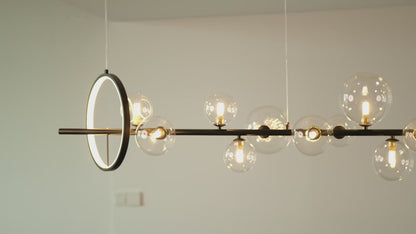 Soho modern luxury linear pendant light chandelier
