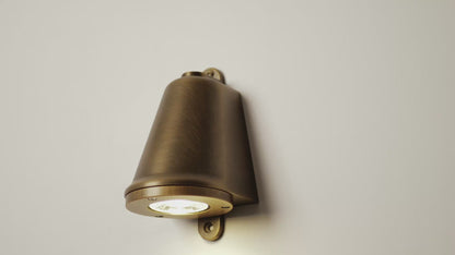 Bluebell Brass Outdoor Rain Proof Wall Light