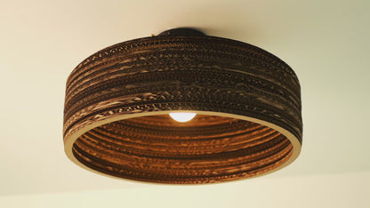 Luminaria Corrugated Board Ceiling Light