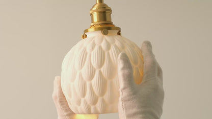 Artichoke Ceramic Porcelain Shade Pendant Light