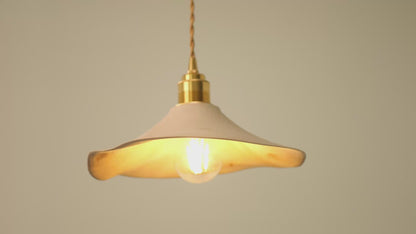 Yakusugi Wabi-sabi Wood Pendant Light