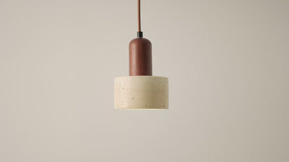 Sonoma Wood And Stone Minimalist Pendant Lights