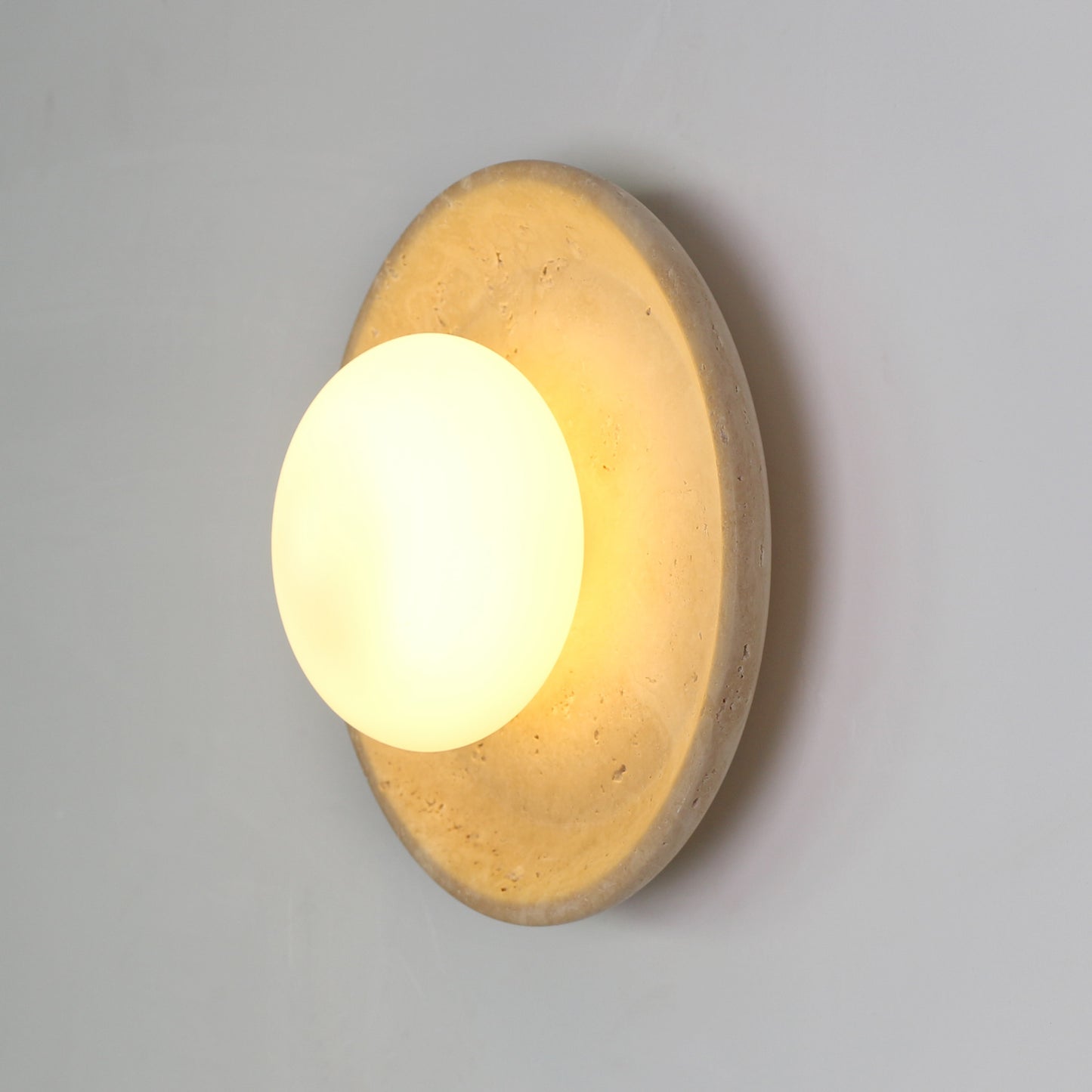 Sonoma Wood And Stone Wall Light / Sconce