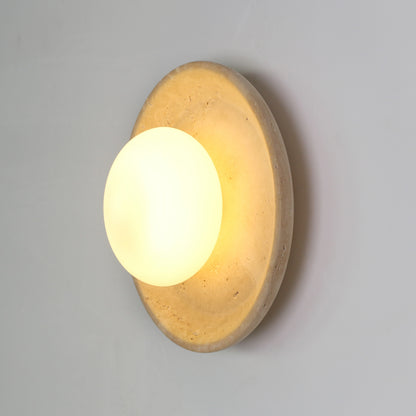 Sonoma Wood And Stone Wall Light / Sconce