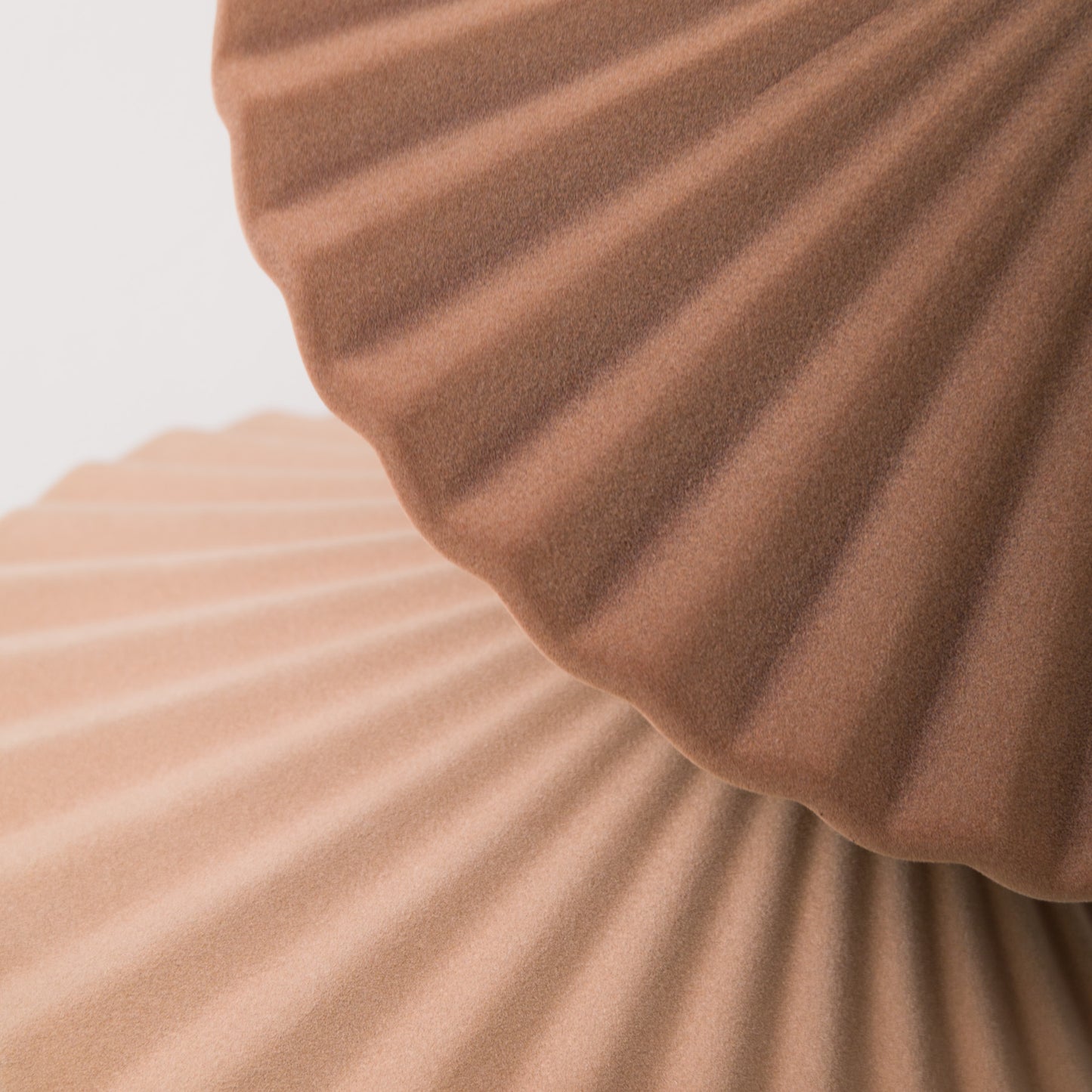 Clay Porcelain Fluted ceramic pendant light