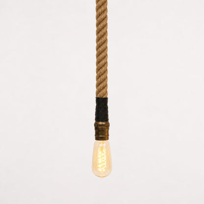 Hemp / Hessian Nautical Rope Pendant Light