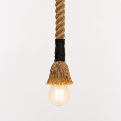 Hemp / Hessian Nautical Rope Pendant Light