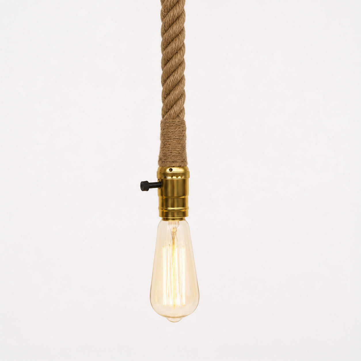 Hemp / Hessian Nautical Rope Pendant Light