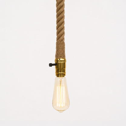 Hemp / Hessian Nautical Rope Pendant Light