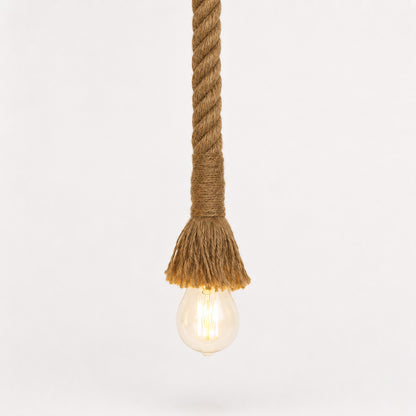 Hemp / Hessian Nautical Rope Pendant Light