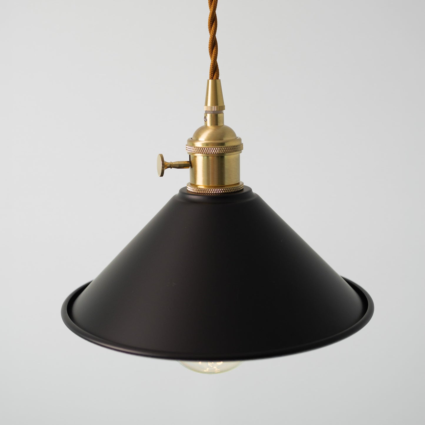 Coloured Cone Shade Industrial Pendant Light