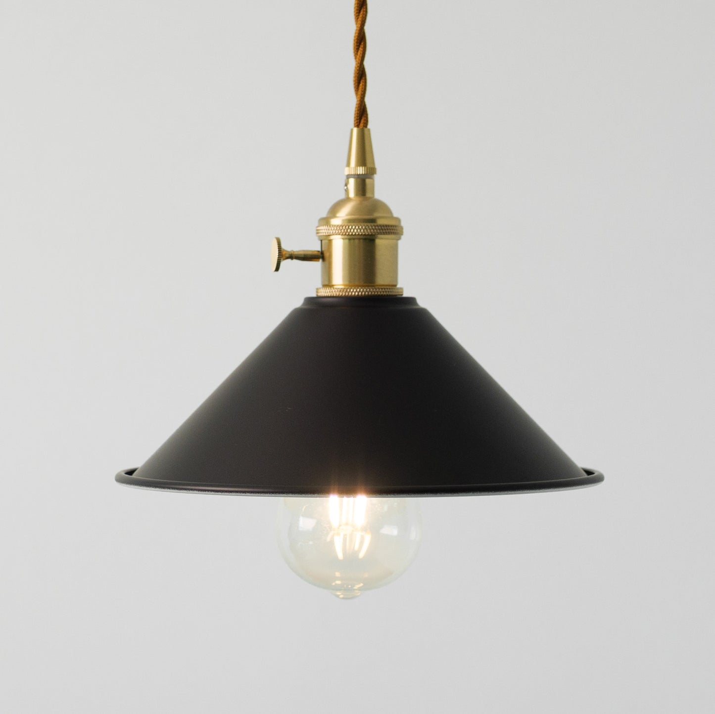 Coloured Cone Shade Industrial Pendant Light