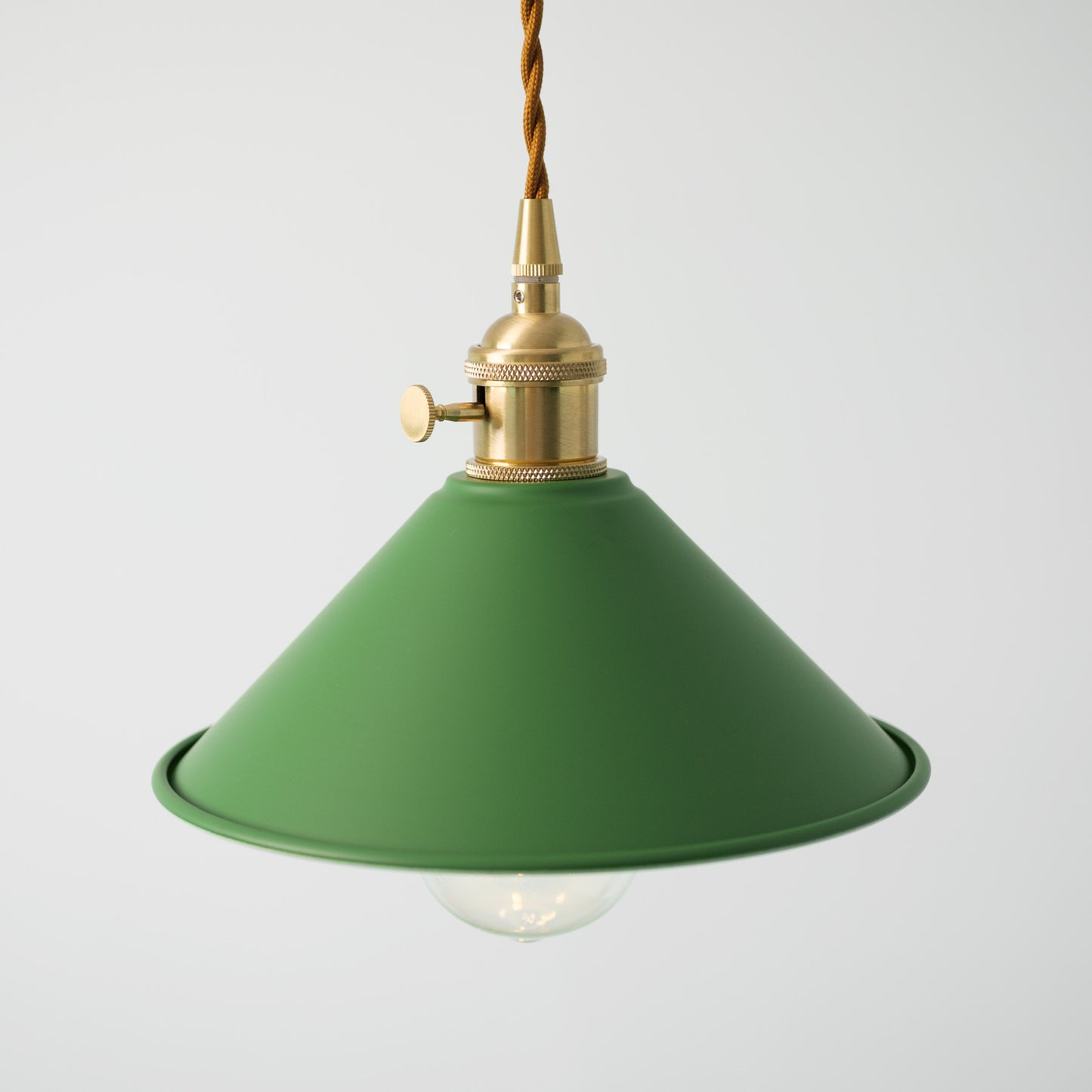 Coloured Cone Shade Industrial Pendant Light