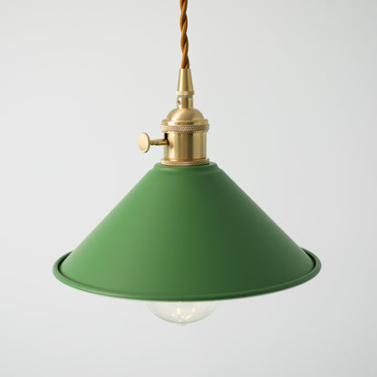 Coloured Cone Shade Industrial Pendant Light