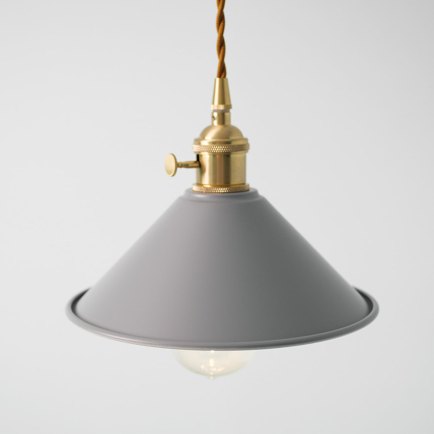 Coloured Cone Shade Industrial Pendant Light