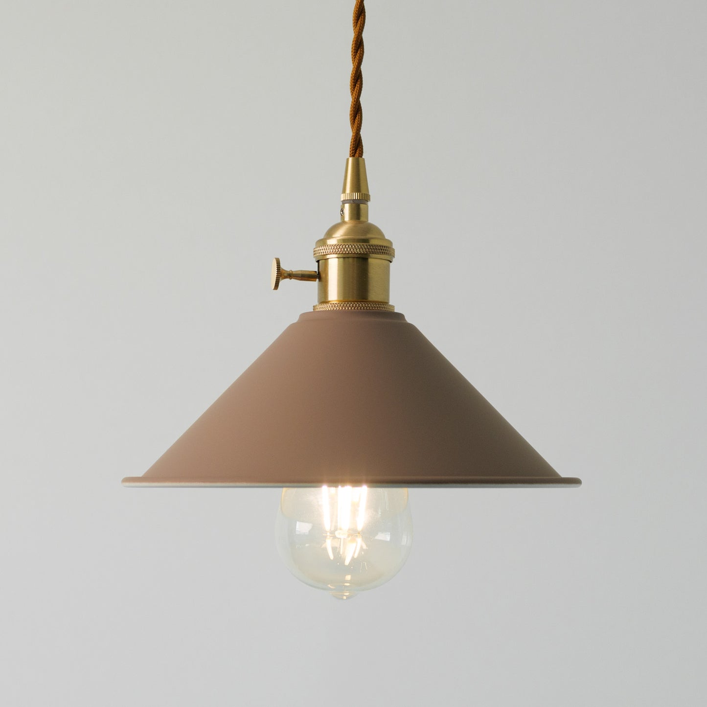 Coloured Cone Shade Industrial Pendant Light