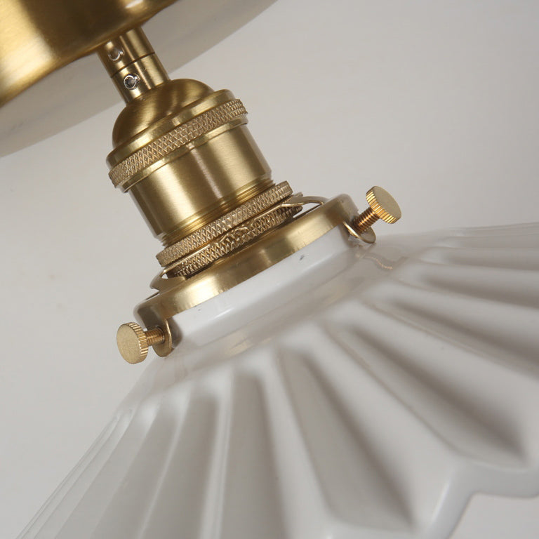 Tutu White Porcelain Wall Sconce / Ceiling Light