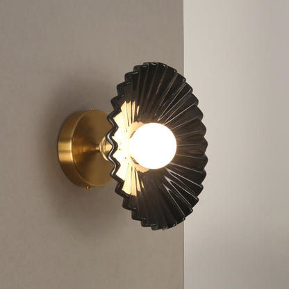 Tutu Black Porcelain Wall Sconce / Ceiling Light