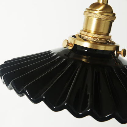 Tutu Black Porcelain Wall Sconce / Ceiling Light