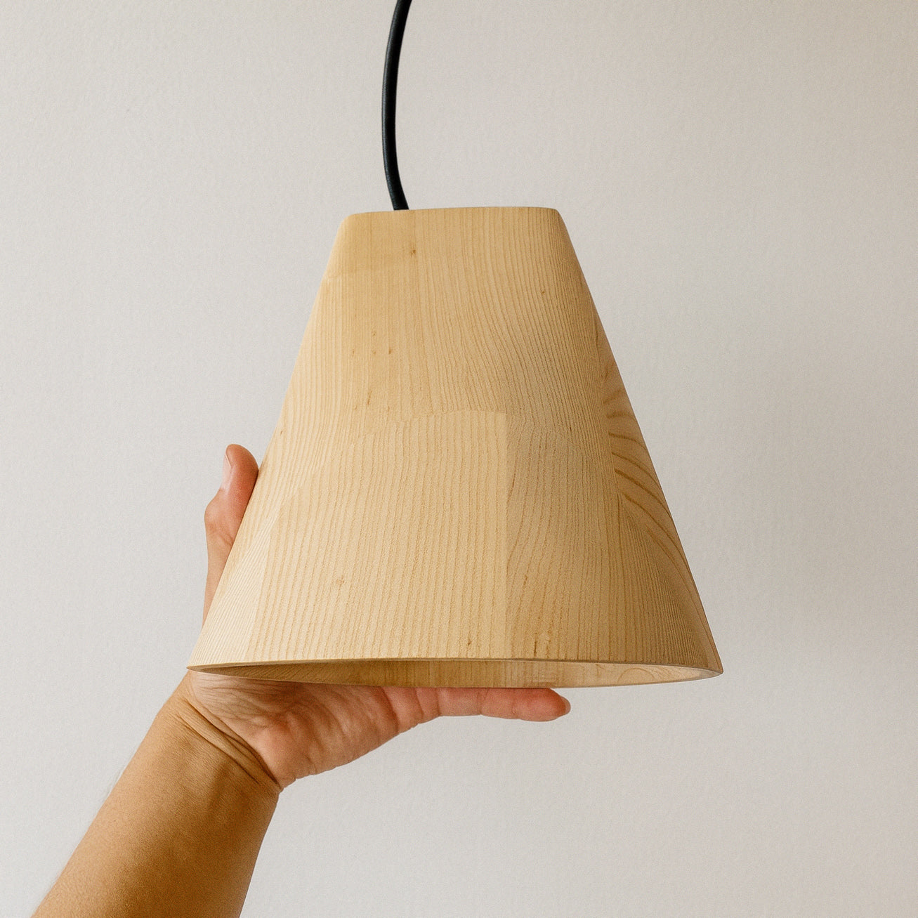 Walnut Solid Wood Minimalist Scandinavian Pendant Light