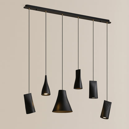 Walnut Solid Wood Minimalist Scandinavian Pendant Light