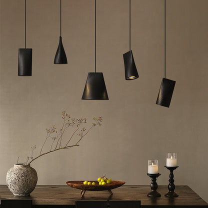 Walnut Solid Wood Minimalist Scandinavian Pendant Light