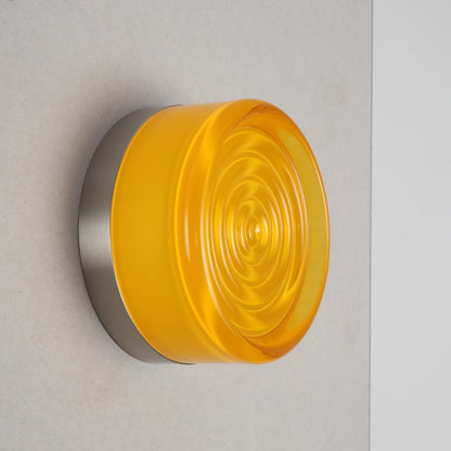 Luna Yellow And Green Glass Wall Light