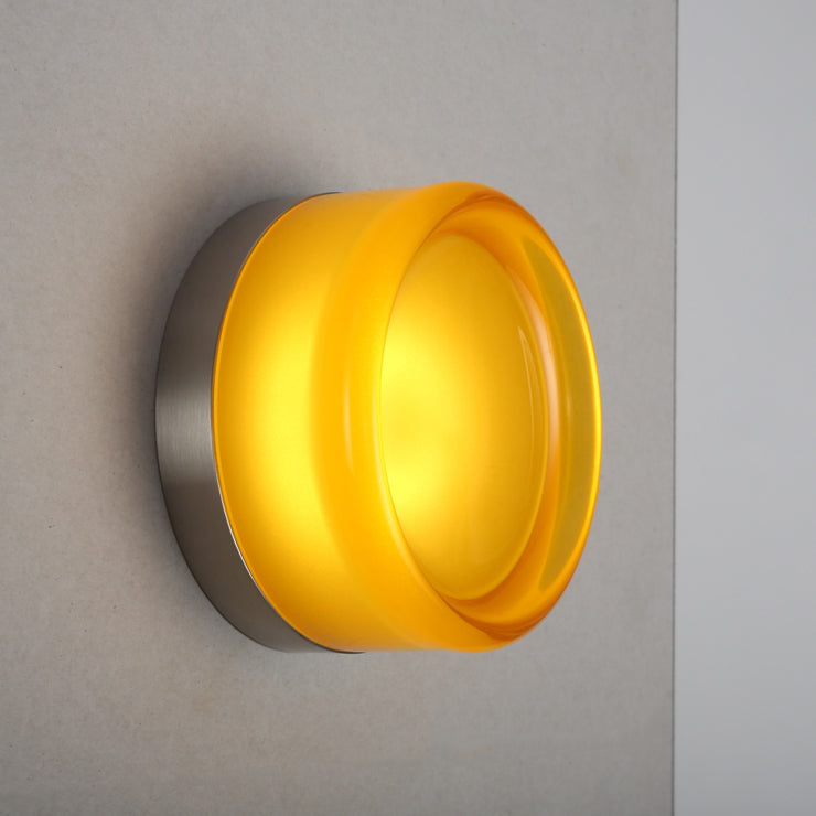 Luna Yellow And Green Glass Wall Light