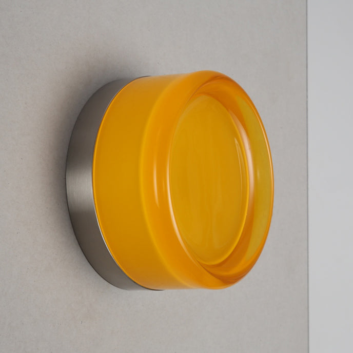 Luna Yellow And Green Glass Wall Light