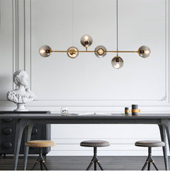 Olive Tree Branch Line Chandelier