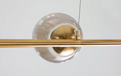 Olive Tree Branch Line Chandelier details back 