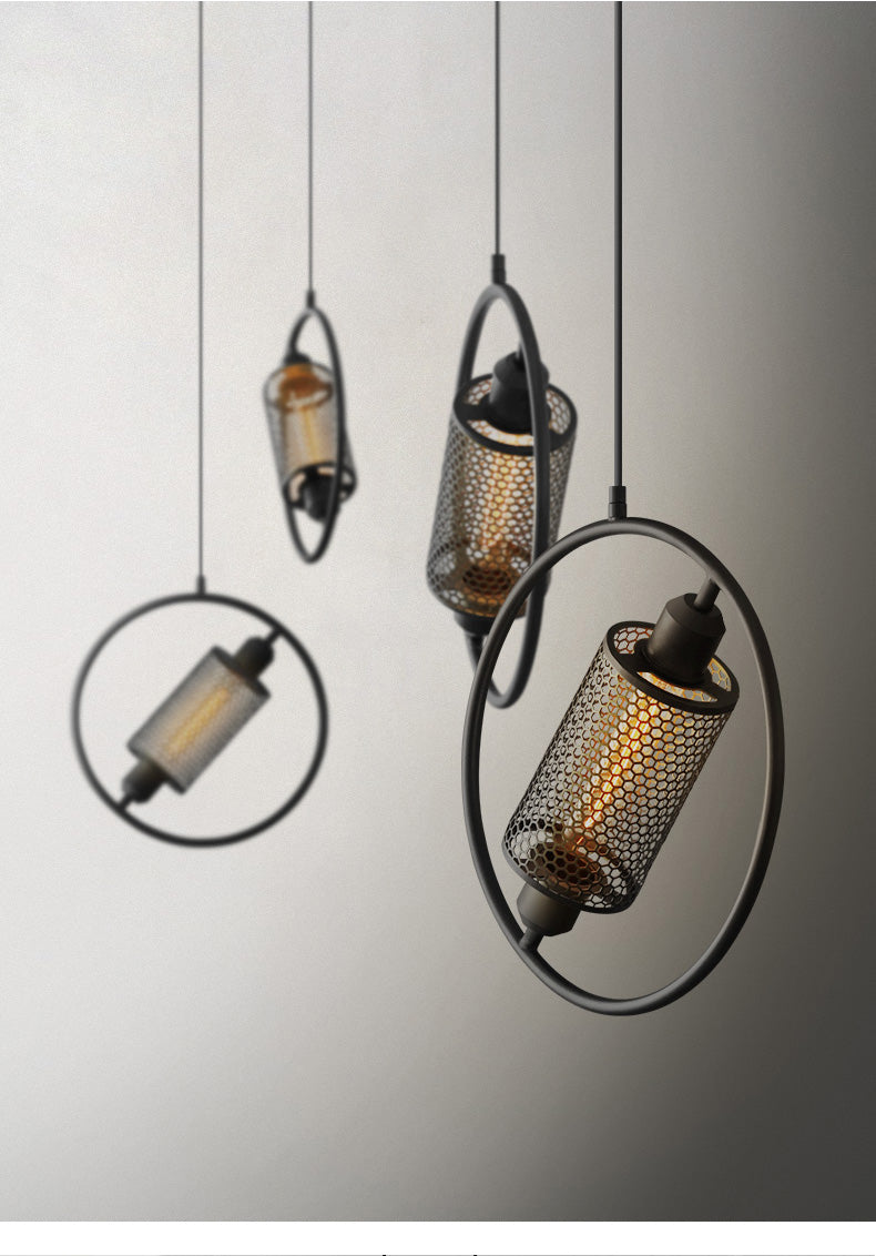 Chiswick Hoop Minimalist Brass Fitting Pendant Light